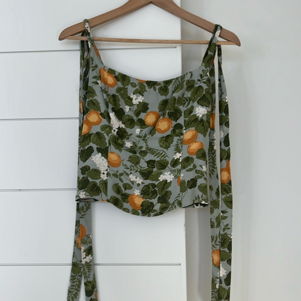 Reformation smocked camisole